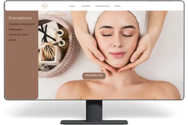 Cas client - Formation institut beauté - Portfolio - DigitVitamin