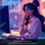 Marketing structuré consultant indépendant système acquisition clients efficace