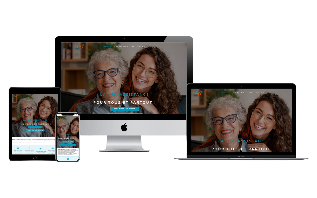 Site internet créé par DigitVitamin pour un service de téléassistance